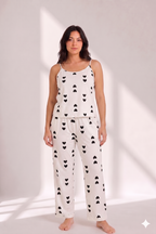 Black Hearts Cami & Pants Set