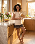 Life is Lived "Short" 2-Piece Pajama Set