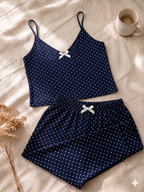 Hot Navy Cami & Pants Set