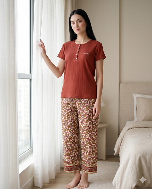 Let It Blossom Pajama Set