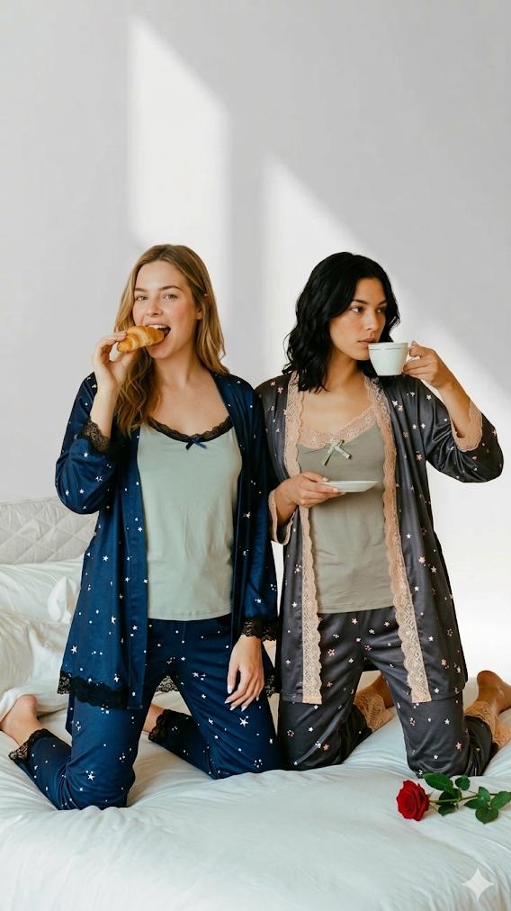 Midnight Stars 3-Piece Pajama Set