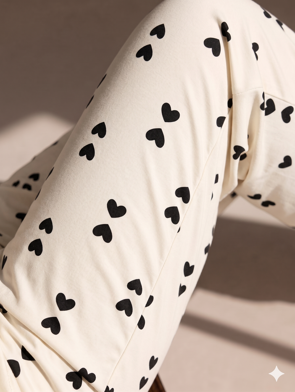 Black Hearts Cami & Pants Set